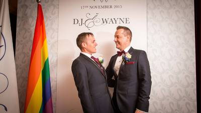 Same-sex couple ties the knot in Donegal