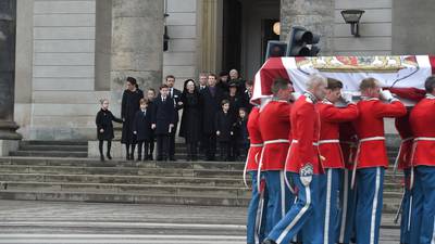 Danish royals attend private funeral for queen’s husband