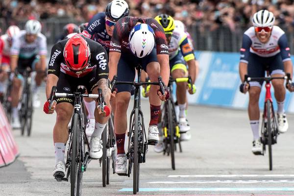 Giro d’Italia: Ewan best on stage seven as Dan Martin stays ninth overall