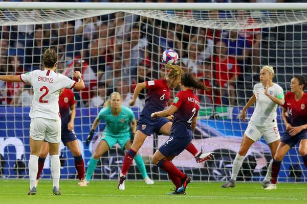 Bronze’s golden strike completes England’s convincing win over Norway