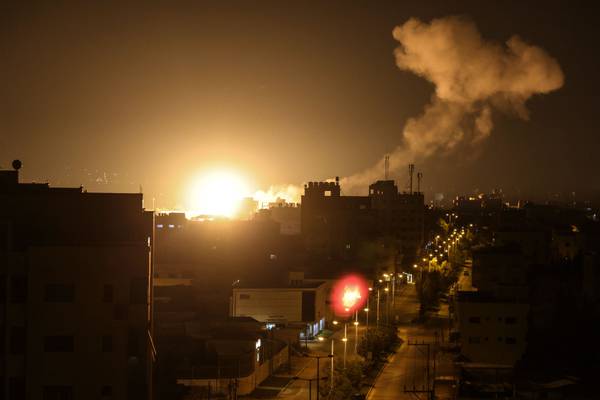 Israel and Gaza exchange fire following West Bank raid