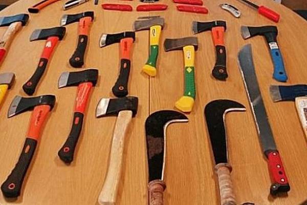 Weapons confiscated at Strabane funeral bought for occasion