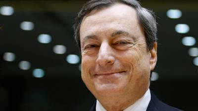 Draghi expresses  concern about health of Irish banks