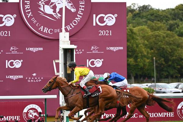 Germany’s Torquator Tasso causes 80-1 upset in a thrilling Arc