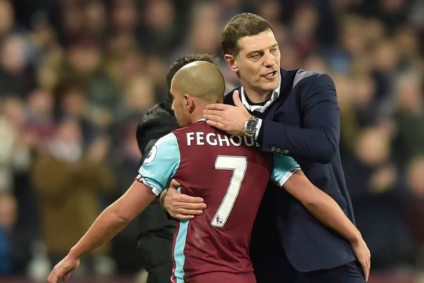 Slaven Bilic furious at referee for red-card decision