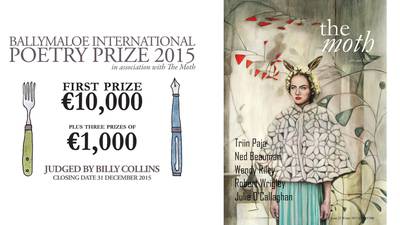 Poets invited to ring in 2016 with €10,000 Ballymaloe International Poetry Prize