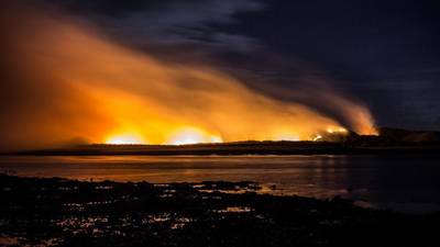 Tramore sand dune fire damages habitats and displaces wildlife