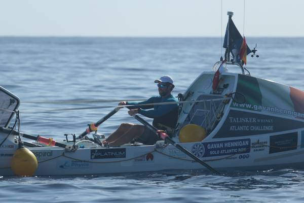 Hennigan laps up tough Atlantic conditions to be third in race