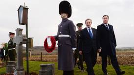 Taoiseach and British prime minister pay respects to war dead in Flanders