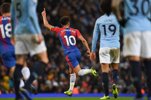Andros Townsend nets a screamer as Palace stun Man City
