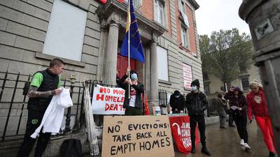 Workers group occupying Eden Quay property to defy court order