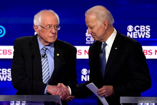 Time running out for Sanders as Biden assumes control of nomination race