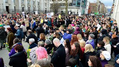 Hundreds at Belfast rally to show solidarity with sexual assault victims