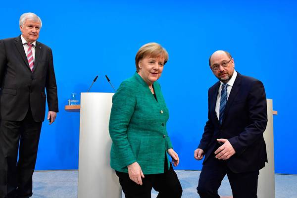 Hollow-eyed German leaders struggle to sell promise of new beginning