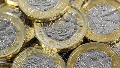 Sterling at strongest level against euro in a month