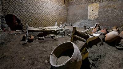 Pompeii discovery yields rare insight into daily life of slaves