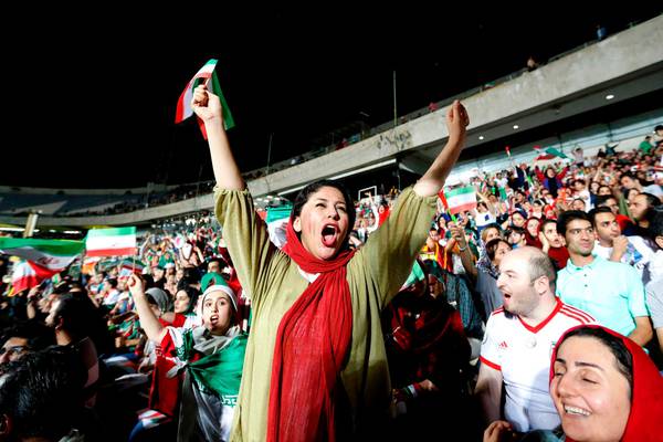 Iranian female football fan who tried to enter stadium dies