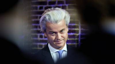 Geert Wilders: far-right populist   who paints himself as an outsider