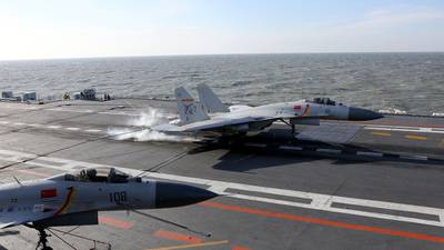China flies record number of fighter jets towards Taiwan