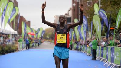 Dublin marathon: Kenyans triumph in race around captial