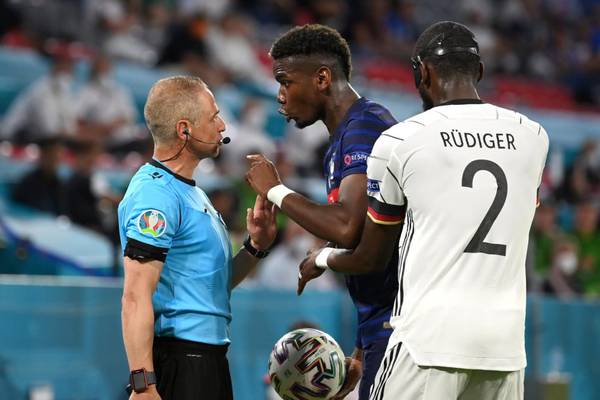Anthony Rüdiger denies biting Paul Pogba during Germany loss to France