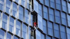 ‘French Spiderman’ climbs Paris skyscraper as protest against pension law