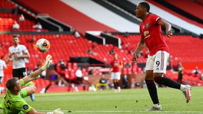 Anthony Martial’s hat-trick keeps Manchester United on front foot