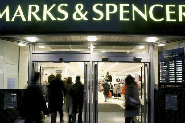 M&S clothing and homeware sales drive  profits down 10%
