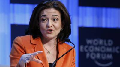 Sheryl Sandberg paid €20m by Facebook last year
