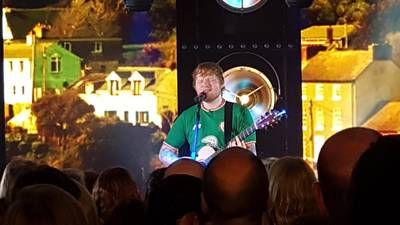Ed Sheeran wows intimate crowd at London Irish Centre
