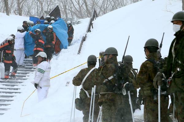 Japan avalanche leaves eight students feared dead