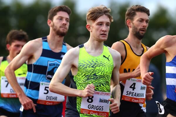 Nick Griggs lowers his own Irish U20 3,000m record