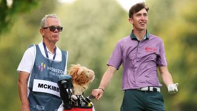 Irish Open: Pádraig Harrington full of praise for Tom McKibbin and the man on his bag  