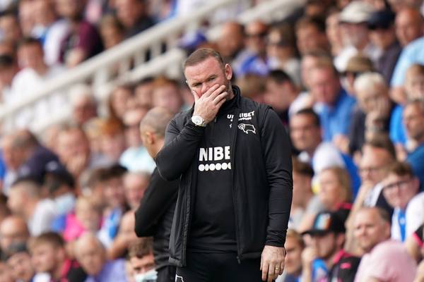 Wayne Rooney presiding over an impossible mess at Derby