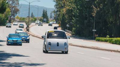 Crashes   not the fault of the driverless car, says Google – it’s other drivers