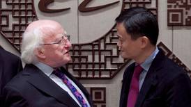 President Higgins meets Alibaba chief executive Jack Ma
