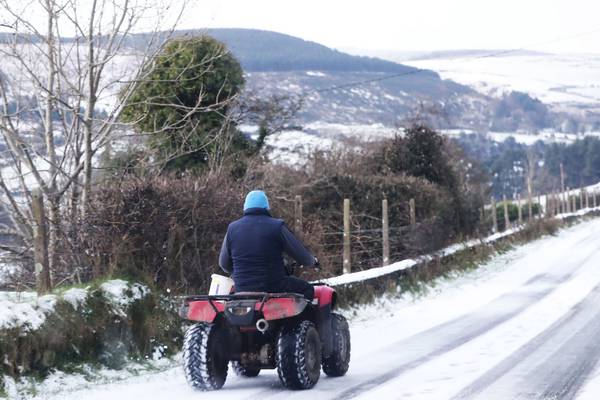 Snow and ice warning in place for most of country until Friday morning