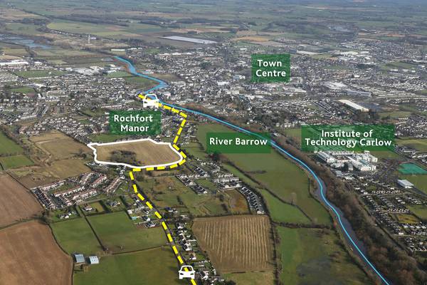 Carlow town site with residential potential guiding at €2m