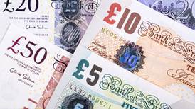 Sterling edges lower as BoE mulls sub-zero rates, PMI data