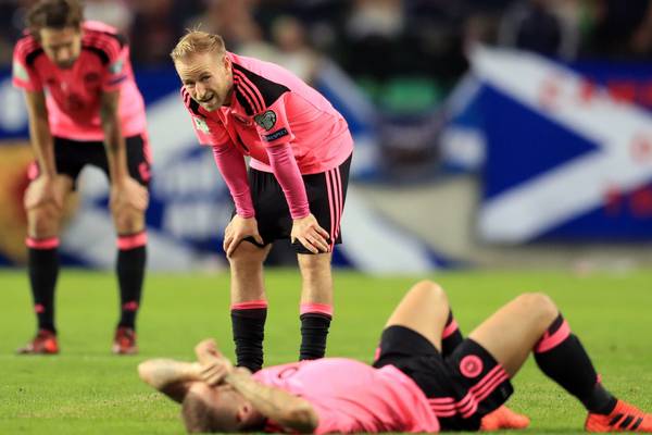 Scotland’s World Cup hopes go up in smoke in Slovenia
