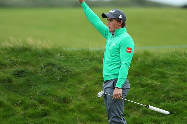 Paul Dunne two shots off the lead after 68 at Carnoustie