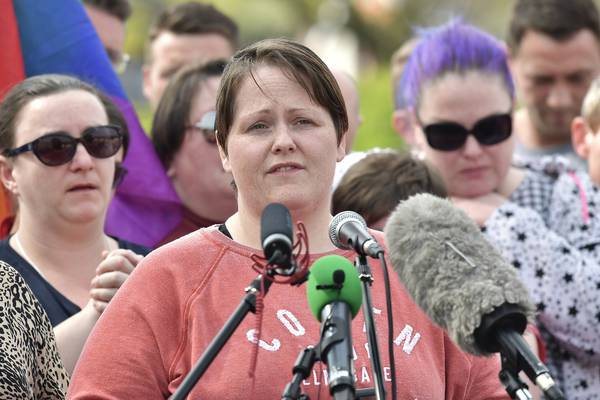 Partner of murdered Lyra McKee makes appeal for peace at vigil