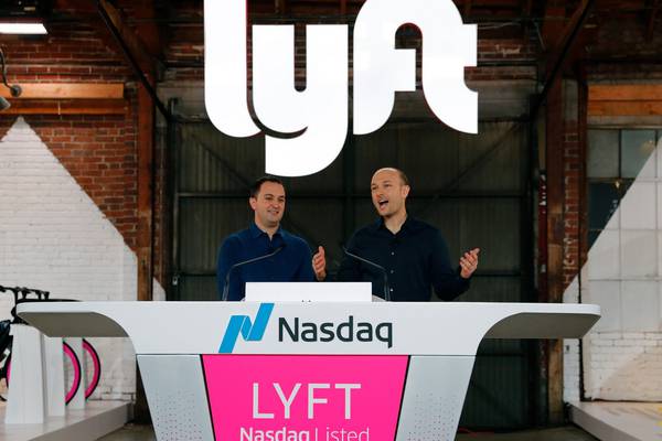 Shares in Lyft surge to $87.34 on first day as public company