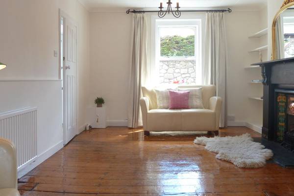 Victorian two-bed beside secluded green in Dundrum for €400K