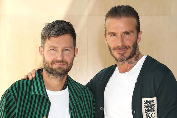 ‘If David Beckham wants to wear my clothes, I’m on the right track’