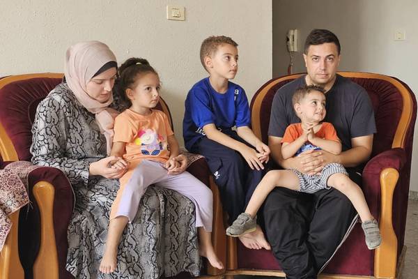 ‘The children ask for food we don’t have’: Irish citizens trapped in Gaza
