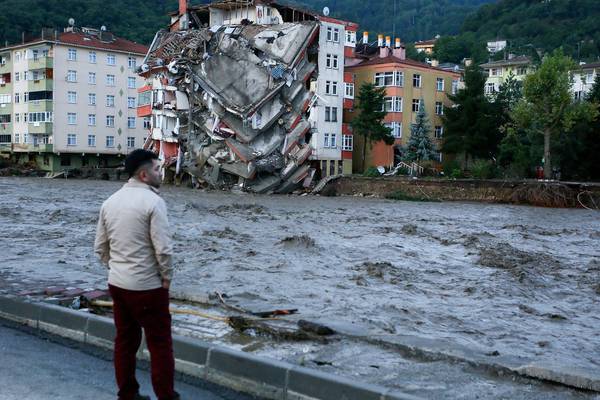 Eleven killed in flash floods in Turkey’s Black Sea region