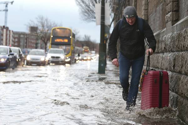 No respite ahead from wet and windy weather, Met Éireann says