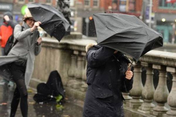 Storm Atiyah to bring strong winds across country from Sunday