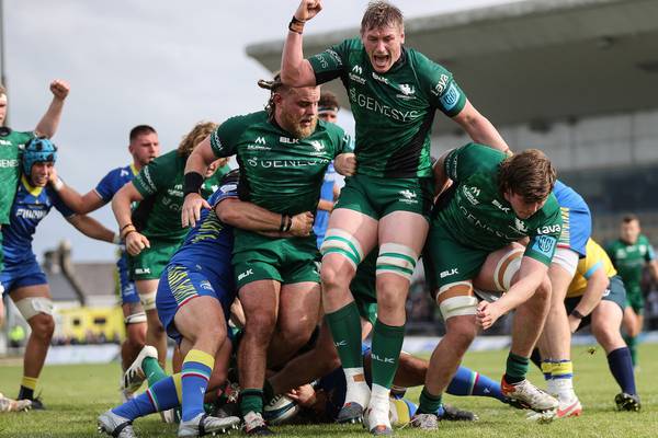 Eoghan Masterson signs off at Connacht with try in narrow win over Zebre